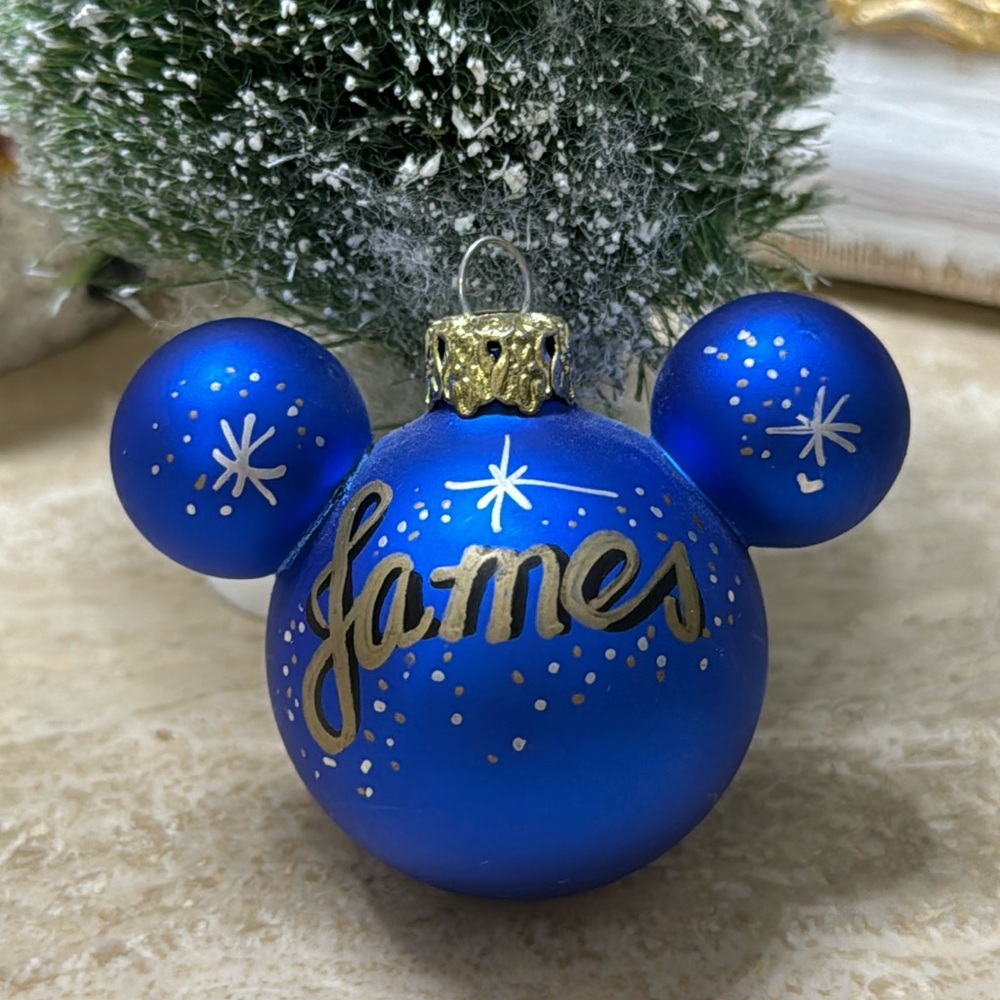 Disney Mickey Mouse Ornament “James”